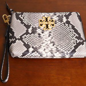 Tory Burch Britten Large Zip Pouch Wristlet
